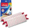 Vileda Ultramax Power Wischer Nachfüllpack, Mikrofaser, Blanc/Rouge