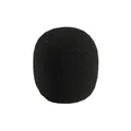 MONACOR WS-60 Mikrofon-Windschutz für Mikrofone schwarz, 23.2610
