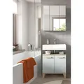 Badezimmer Star 2-tlg. ca. 60 cm Eiche/Graugrün