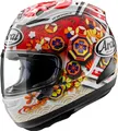 Arai RX-7V Evo Nakagami GP3 Helm, weiß/rot/orange, S (55/56)