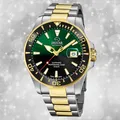Jaguar Herrenuhr Edelstahl silber gold Jaguar Pro Diver Armbanduhr UJ887/4