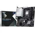 MSI PRO H810M-B Mainboard, mATX - Unterstützt Intel Core Ultra Prozessoren (Series 2), LGA 1851 - DDR5 Memory Boost (6400 MT/s MAX), PCIe 5.0 x16, M.2 Gen4, 2.5G LAN