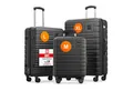 Travely Koffer Polycarbonat Koffer Set - 3 teiliges Kofferset, XL + L + M, 4 Rollen, Designed in Germany, austauschbare Griffe und Rollen
