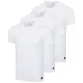 adidas Sportswear T-Shirt Active Core Cotton (3er Pack) Lockere Passform, Rundhals-Ausschnitt, Kurzarm weiß M (48/50)