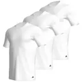 adidas 3P Active Core Cotton Crew Neck T-Shirt ganz Weiß Baumwolle Medium Herren