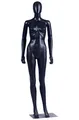 EurotonDisplay FC-7Black schwarz matt abstrakte Schaufensterpuppe mit Metallplatte Egghead ohne Gesicht