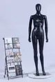 Eurotondisplay Schneiderpuppe Eurotondisplay weibliche Schaufensterpuppe matt schwarz ohne Gesicht, Nicht zutreffend
