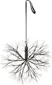 Star Trading LED-Dekoration 'Stardust' 288 ww LED, schwarz, ca. 40 cm Ø, 5m Zule