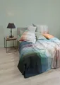 fleuresse Mako Satin Bettwäsche in Mehrfarbig Kariert 135x200 + 80x80 cm