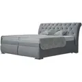 Polsterdoppelbett   ¦ grau ¦ Maße (cm): B: 200 H: 116