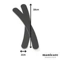 Manicare Nagelfeile gebogen Bumerangform schwarz 2