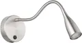 EGLO Wandleuchte "OLIVANDINO 1 Wandlampe - Stahl - LED - 3,8W - IP20", nickel, matt, 1, Ø 11cm, 1 Stk., Leuchten, Wandstrahler, Wandspot, Wohnzimmer, Flur, Schlafzimmer, Ø11 x AL43 cm, Wandleuchte