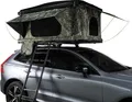 Hartschalen Autodachzelt Dachzelt Box für 2-3 Personen Camouflage ABS 3-15 Sek. Pop-Up 3000mm Wasserdicht Auto PKW Outdoor Camping Leiter 5,5cm Matratze Stiefeltaschen GRATIS Netz & Solar Taschenlampe