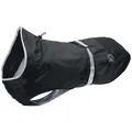 HUNTER Hunde-Regenmantel UPPSALA RAIN, Farbe: schwarz, wind- & wasserfest, anpassbarer Bauchgurt, reflektierend, elastische Beinschlaufen, kompakt verstaubar, leicht zu reinigen, waschbar, Größe: 65