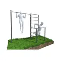 Outdoor Kraftstation Klimmzugstange Dip Station Leiter Pull Up Bar ZO7-60