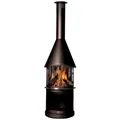 BUSCHBECK Edelstahlkamin "Sydney", BxHxT: 72 x 250 x 72 cm - schwarz