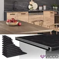 Küchenarbeitsplatte R-Line Anthrazit 97 cm Vicco