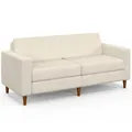 IDMarket - Sofa rechts 3-Sitzer Callie aus Cordstoff, Beige