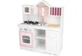 KidKraft® Spielküche KidKraft 53222 Modern Country Kinderküche Holz Spielküche Rosa Weiß Holz, aus Holz