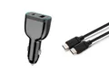 CoreParts Ersatzteil USB-C Car Charger for Laptop, Mobile, & Tablets with USB-C, MBXUSBC-DC0006