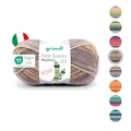 Gründl Wolle Hot Socks Madena 4-fach - Sockenwolle für 1 Paar Socken - Sockengarn - Weich und hautfreundlich - 75% Schurwolle, 25% Polyamid - 1 Knäuel 100 g / 420 m -Nadelstärke 2,5-3 - Braun