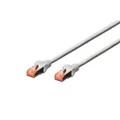 Digitus Patchkabel CAT6 S-FTP RJ45 Stecker LSOH Kupfer 2 m grau