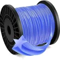 Rasentrimmer Faden Nylon 2,4 mm blau 100 m Ersatzfaden für Motorsense