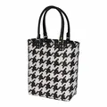 Mayfair Shopper Black with Champagne Pattern Size XS with Long PU Handles