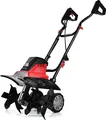 COSTWAY Elektro Bodenhacke Bodenfräse Gartenfräse 6 Hackmesser / 1500W / 22cm Arbeitstiefe / 43cm Arbeitsbreite / 400 U/m