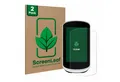 ScreenLeaf Displayschutzfolie Schutzfolie für Garmin Edge Explore 2, 2 Stück, 2 Stück, nachhaltiger Displayschutz Schutz Folie Klar Transparent