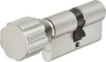 Knaufzylinder Abus A93KNP, Nickel Pearl, 3 Schlüssel + Handyhalter (Z40/K35)