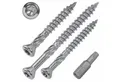 SCREWREBEL Terrassenschraube A2, TX 25, Senkkopf, Teilgewinde mit Schaftfräser, Type-17 Cutspitze, (200 St)