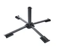 Spetebo Sonnenschirm Ständer für Gehwegplatten 40x40 cm - Metall Platten Ständer - Schirmständer für Schirmstöcke Ø 35/38/44mm