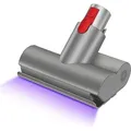 Motorisierte Mini-turbo-matratzenbürste, Kompatibel Mit Dyson V7, V8, V10, V11 Und V15. Schnell Abnehmbare Bürste Für Sofa, Sessel Und Stuhl. Uv-led Beseitigt Bakterien Und Allergene.