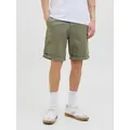 Jack & Jones Chinoshorts JPSTBOWIE JJSHORTS S mit Aufschlag grün S