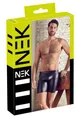 NEK Herren Radler L - figurbetonte Fetish-Radler für Männer, eingefasster Front-Reißverschluss, edler Matt-Look, Gesteppte Seitentaschen, schwarz, 155 g