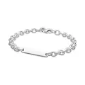 PANDORA Gravurarmband mit Kabarbiner-Verschluss zum Hinterlassen für eine persönliche Botschaft aus Sterling-Silber, 20 cm, 599523C00-20