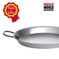 Original spanische Paellapfanne 'Valencia' - Ø 50 cm, polierter Stahl, robust
