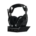 LogitechG ASTRO A50 (Gen 5) Schwarz - Kabelloses LIGHTSPEED Gaming-Headset und Basisstation mit PLAYSYNC Audio