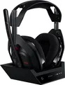 Logitech G Astro A50 LIGHTSPEED kabellose Gaming-Headset + Basisstation (Gen 5), PRO-G GRAPHENE, 3-System-Umschaltung, USB-C für Xbox, PS5, PC/Mac oder Nintendo Switch, Bluetooth - Schwarz