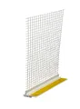 10 Stab Anputzleiste mit Lippe / Gewebe 9mm 26m Leibungsprofil Schutzlippe
