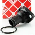FEBI 12410 Kühlmittelflansch Kühlwasserflansch + Dichtung für Audi Seat Skoda VW