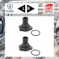 2x ORIGINAL® Febi Bilstein Kühlmittelflansch für VW POLO III POLO PASSAT