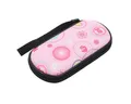 Speedlink Konsolen-Tasche Carry Case Hard-Case Tasche Bag Rosa, Schutz-Hülle Karabiner Etui für Sony PSP Classic Fat Slim&Lite Street