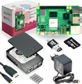 Raspberry Pi 5 Starterkit, 64GB microSDHC inkl. Pi OS, Gehäuse, Netzteil, HDMI-Kabel und Zubehör - RAM: 4GB - Farbe: schwarz