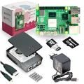 Raspberry Pi 5 Starterkit (4GB RAM) – Offizielles Bundle mit Gehäuse, Netzteil 27W, MicroSD (vorinstalliert mit Raspberry Pi OS), HDMI-Kabel, Kartenleser & Geschenkverpackung von BerryBase