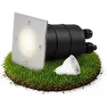 SSC-LUXon MADON LED Bodeneinbaustrahler Aussen IP67 - mit LED GU10 Leuchtmittel 3W neutralweiß - Bodenlampe für Garten befahrbar & trittfest