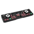 Numark DJ2GO2 Touch 2-Kanal-Kompakt-DJ-Controller, DJ-Pult mit Mixer, Audio-Interface und Serato Lite