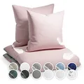 sleepwise Soft Wonder Bettwäsche-Set für Doppelbett, aus Mikrofaser, Öko-TEX®, Bettbezug und Kissenbezug, maschinenwaschbar, atmungsaktiv, antistatisch, hypoallergen, 200 x 200 cm