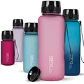720°DGREE Trinkflasche 1,5 Liter “uberBottle“ softTouch +Sieb - BPA-Frei - XL Wasserflasche für Gym, Fitnessstudio, Workout, Fitness, Sport, Outdoor - Große Sportflasche aus Tritan - Leicht, Stoßfest